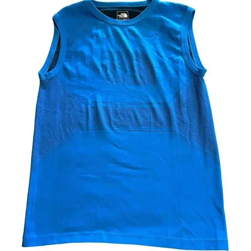 North Face Flight Series Tank Men's Size Small Medium Blue Run Cycle Lightweight - Picture 1 of 6